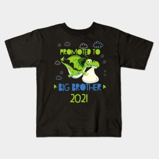 Promoted to Big brother dragon announcing pregnancy Kids T-Shirt